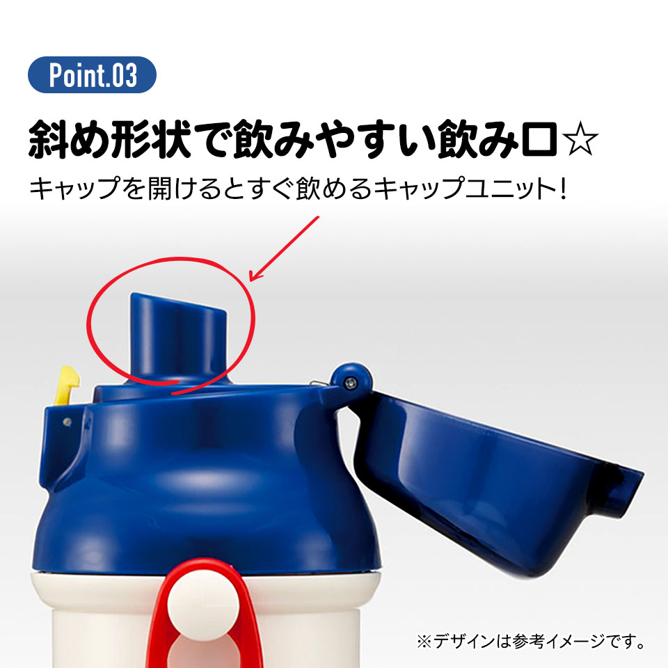 子供用 直飲み プラスチック 水筒 480ml トーマス