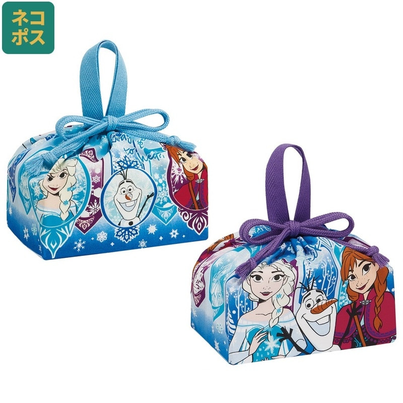 アナ雪ランチ巾着 メール便対象品】 お弁当袋 2枚 セット 幼稚園 キャラクター