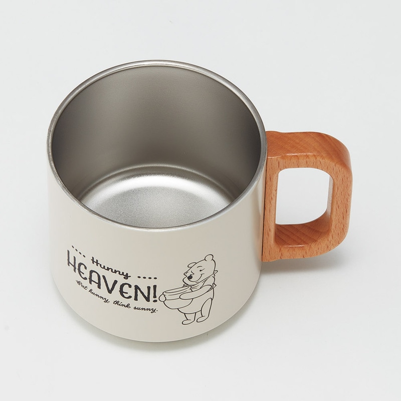 スタッキング ステンレスマグ 350ml 保温 保冷 持ち手付 コップ