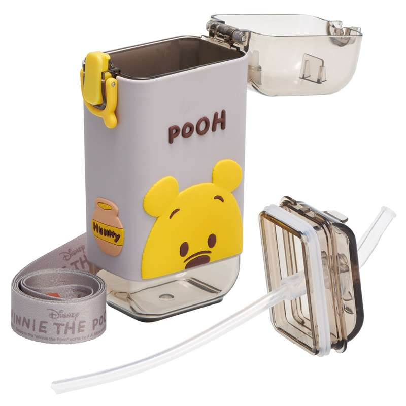 ⭐️お得品‼️ TPS(トープレ)製　クマのスケーター. スクエア ストロー ボトル 水筒 ワンプッシュ 260ml 子供 キッズ