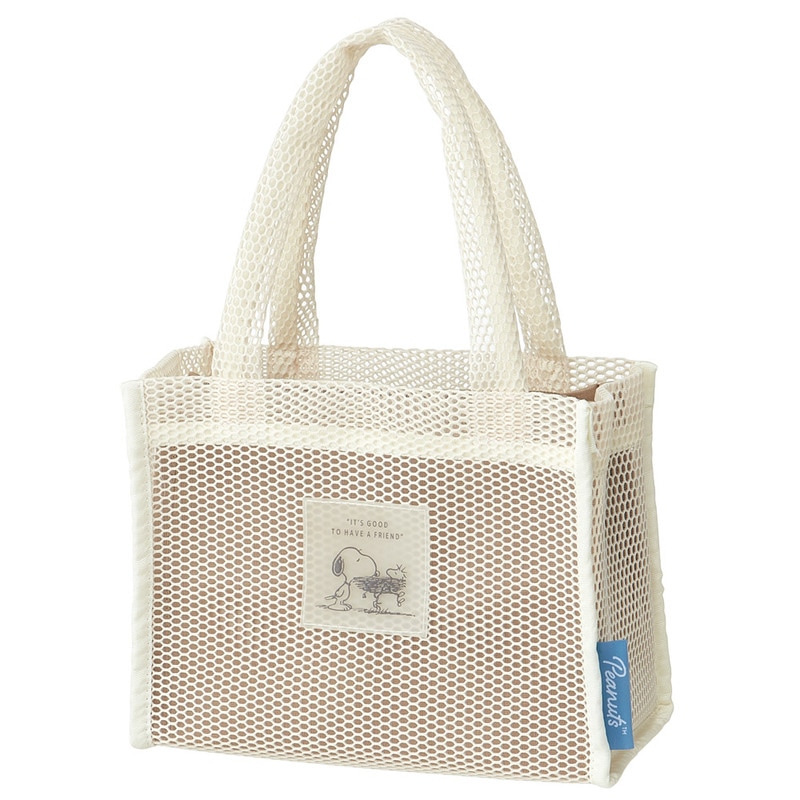 保冷 ポーチ付き メッシュ ランチバッグ バッグ ポーチ 弁当箱 マチ