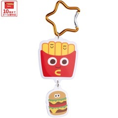 メール便対象品】 カラビナ付き アクリル キーホルダー アクキー 子供