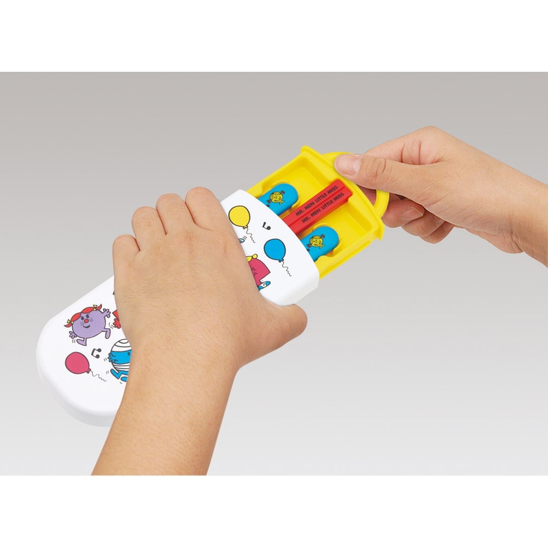 子供用 抗菌 お弁当 トリオセット 開けやすいスライド式（箸、スプーン