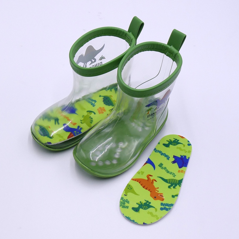 透明 レインブーツ 長靴 14cm 子供 かわいい クリア キッズ 雨具