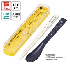 抗菌 音の鳴らない お箸 スプーン セット18cm お弁当 弁当 箸セット 食