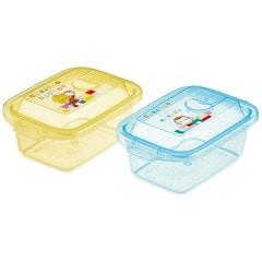 エアー弁 ふわっと 保存容器 セット 2個入り 300ml プラスチック 食品