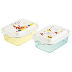 保存容器 500ml 2個セット プラスチック 蓋付き 日本製 電子レンジ