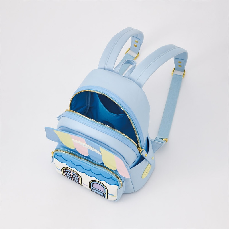 シナモロール お家型ミニリュック サンリオ キャラクター スケーター ミニ リュック おでかけ かばん バッグ 家型 カバン 子供 キッズ