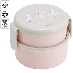 丸型ランチボックス 2段/500ml ベイマックス SWEET／ONWR1_4973307716133