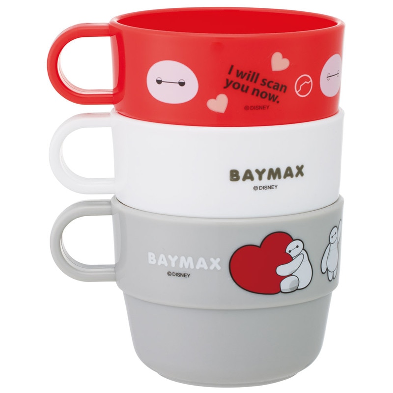 スケーター コップ 3個 セット スタッキング キャラクター 子供 キッズ