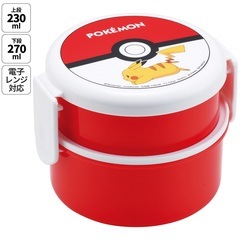 丸型ランチボックス 2段/500ml ポケモン モンスターボール25年デザイン