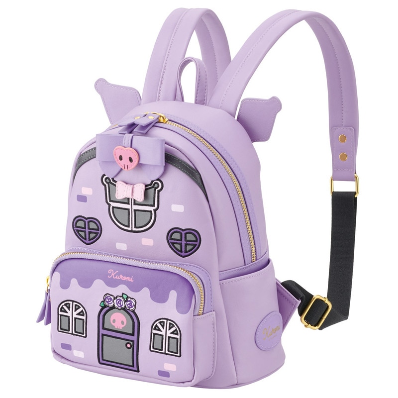 クロミ  お家型ミニリュック サンリオ キャラクター スケーター ミニ リュック おでかけ かばん バッグ 家型 カバン 子供 キッズ