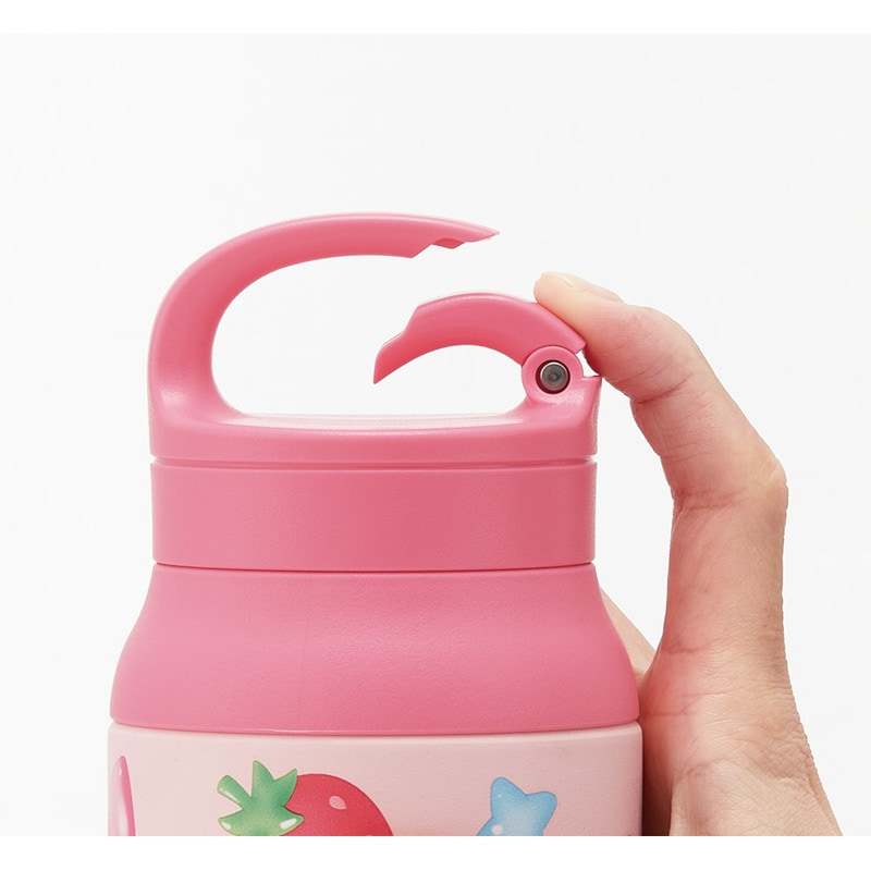 スケーター 水筒 600ml カラビナ ハンドル ステンレス ボトル 保温