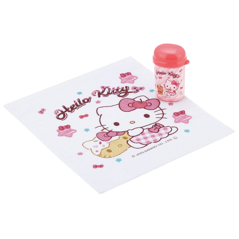 キティちゃん おしぼりタオルセット スケーター おしぼりセット おしぼりタオル おしぼりケース