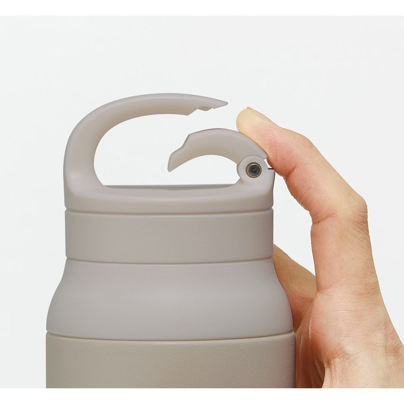 スケーター 水筒 600ml カラビナ ハンドル ステンレス ボトル 保温