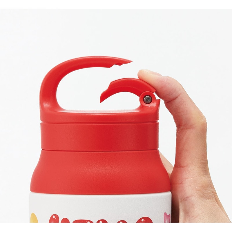 スケーター 水筒 600ml カラビナ ハンドル ステンレス ボトル 保温