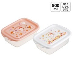 スケーター 保存容器 弁当箱 フードコンテナ シールボックス 2個セット