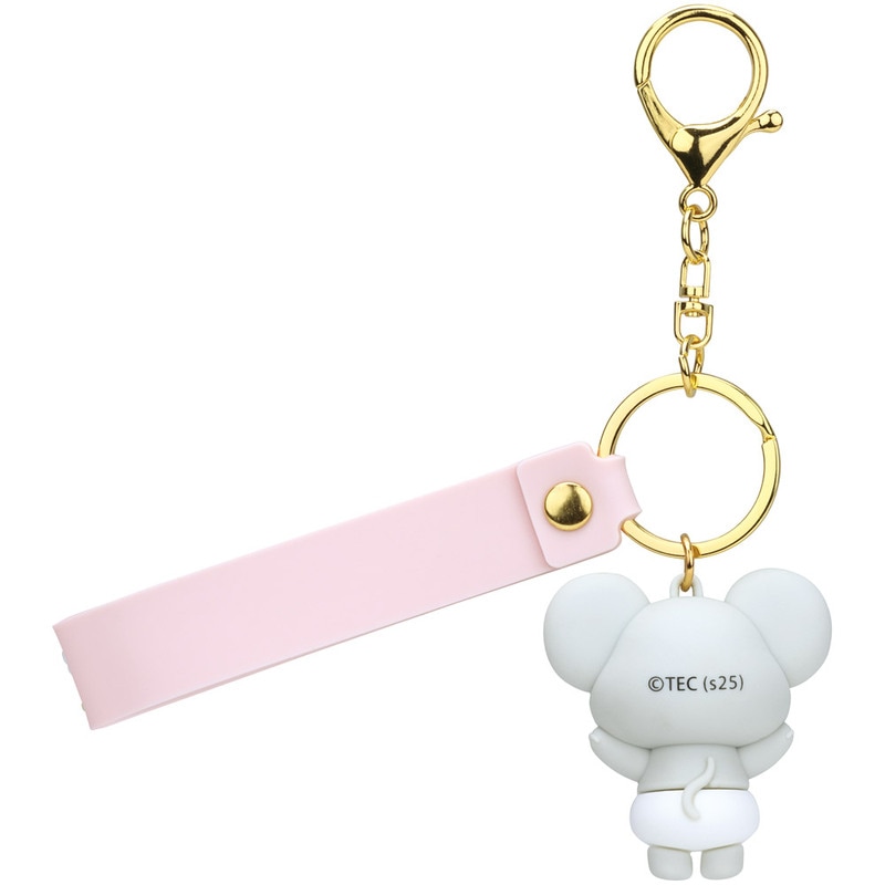 スケーター キーホルダー ラバー マスコット付き キャラクター