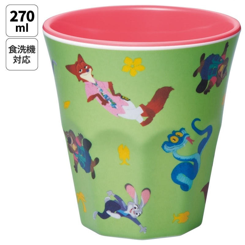 FOBCOOP ×APILCOライオンカップ 6個 スケーター メラミン カップ コップ キャラクター 子供 割れにくい