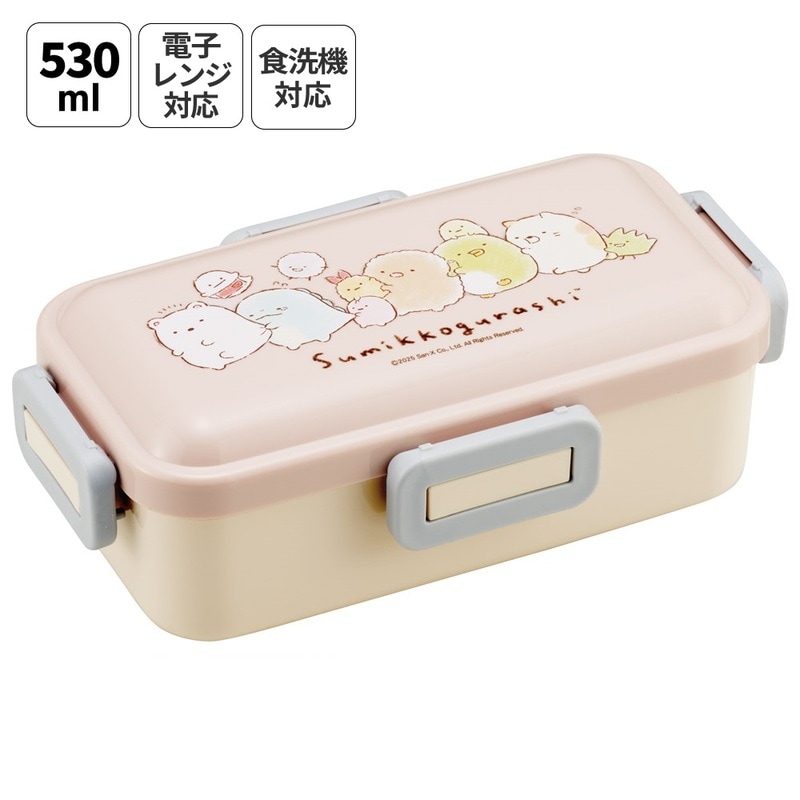 スケーター 弁当箱 530ml 大人 一段 仕切り 食洗機 レンジ 対応 日本製