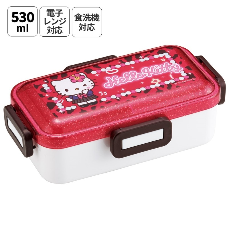 赤い仕切り付き弁当箱 26箱 ラク軽弁当箱(S) 1段/430mlレッド／XPM3_4973307496332