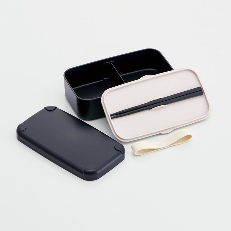 スケーター 弁当箱 スマホスタンド付き 600ml 1段 箸付き 仕切り 食洗