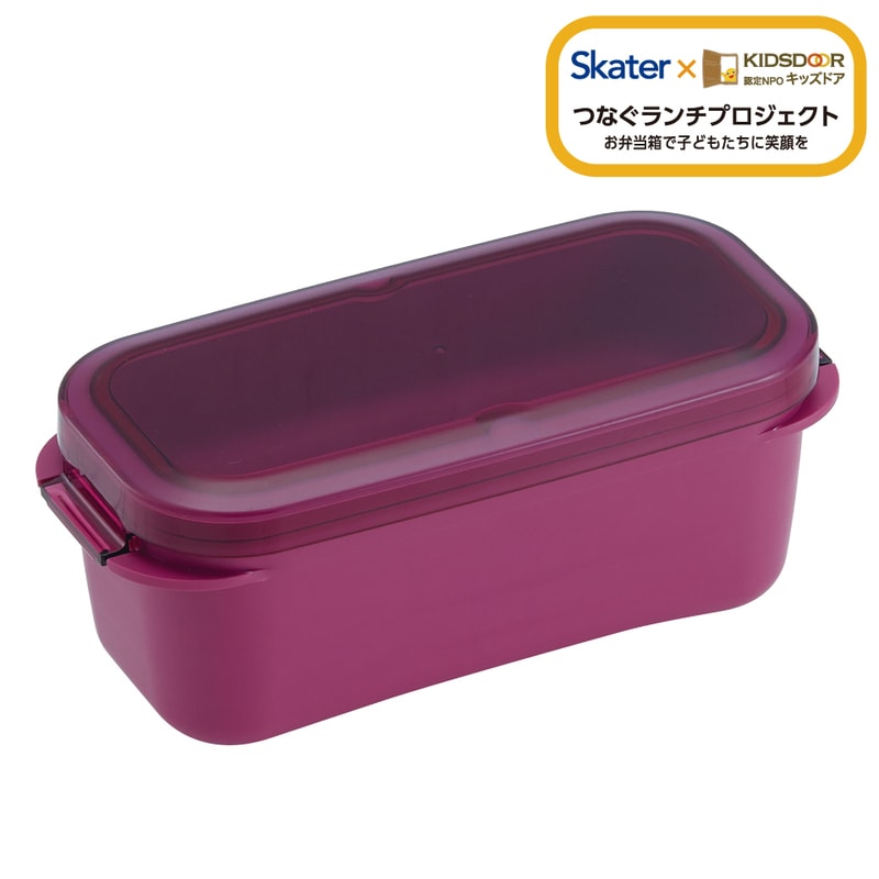 スケーター パッキン一体型 ラク洗 らくあら 2段ランチボックス 570ml