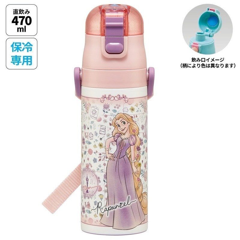 スケーター 水筒 子供 470ml 直飲み ダイレクト キッズ ステンレス