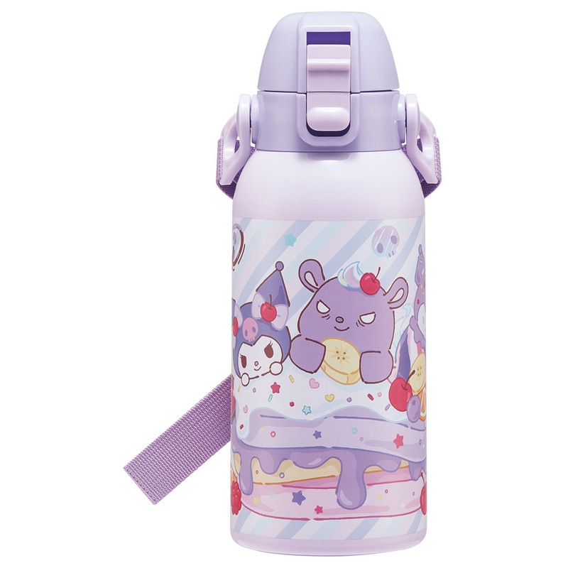 スケーター 水筒 600ml 保冷 ステンレス 直飲み ボトル ショルダー