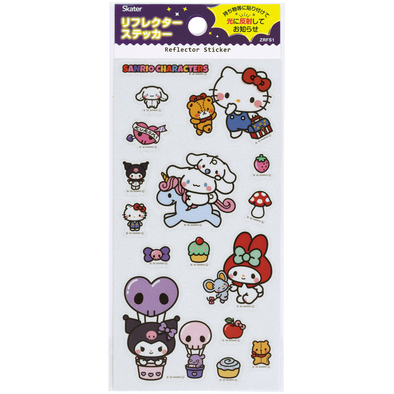 メール便対象品】 スケーター リフレクター ステッカー シール 反射