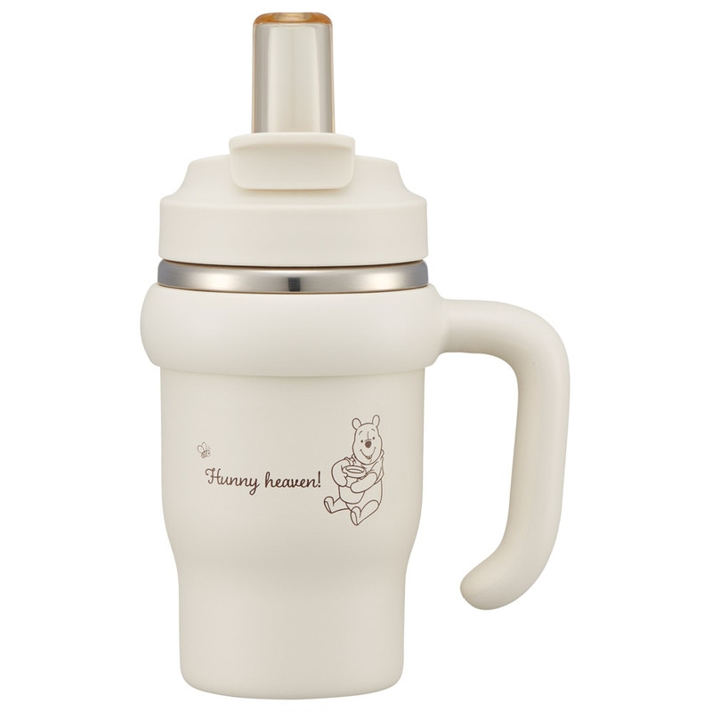 スケーター ハンドル付 タンブラー 570ml ストロー ステンレス ボトル