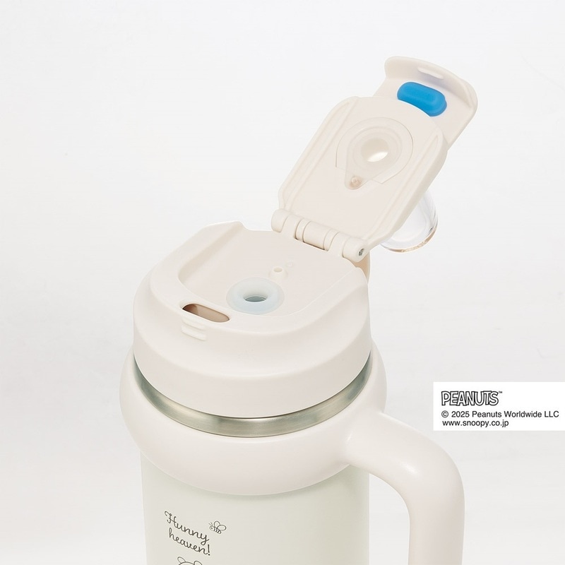 スケーター ハンドル付 タンブラー 570ml ストロー ステンレス ボトル