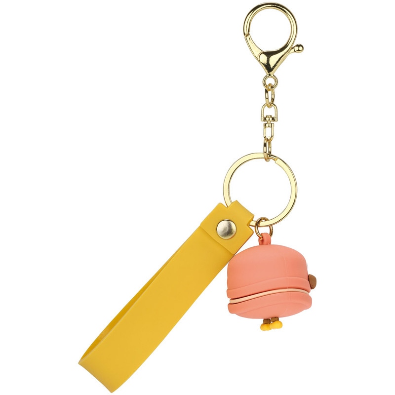 スケーター キーホルダー ラバー マスコット付き キャラクター