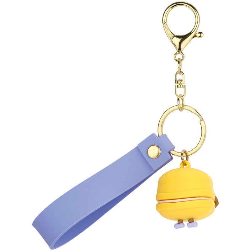 スケーター キーホルダー ラバー マスコット付き キャラクター