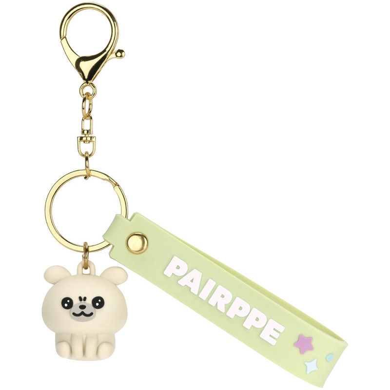 スケーター キーホルダー ラバー マスコット付き キャラクター