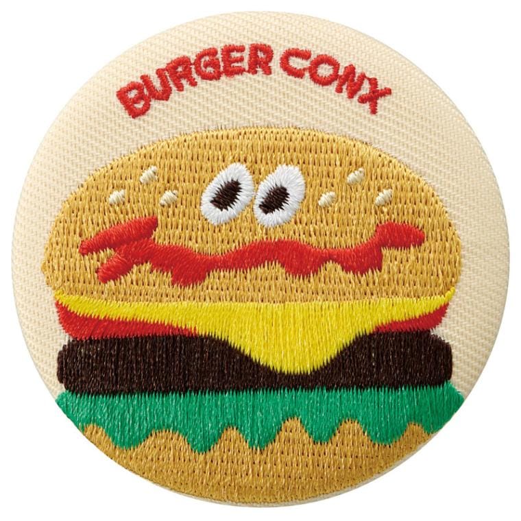 スケーター 刺繍缶バッジ 8個入り キャラクター 刺繍 缶バッジ 全8種類