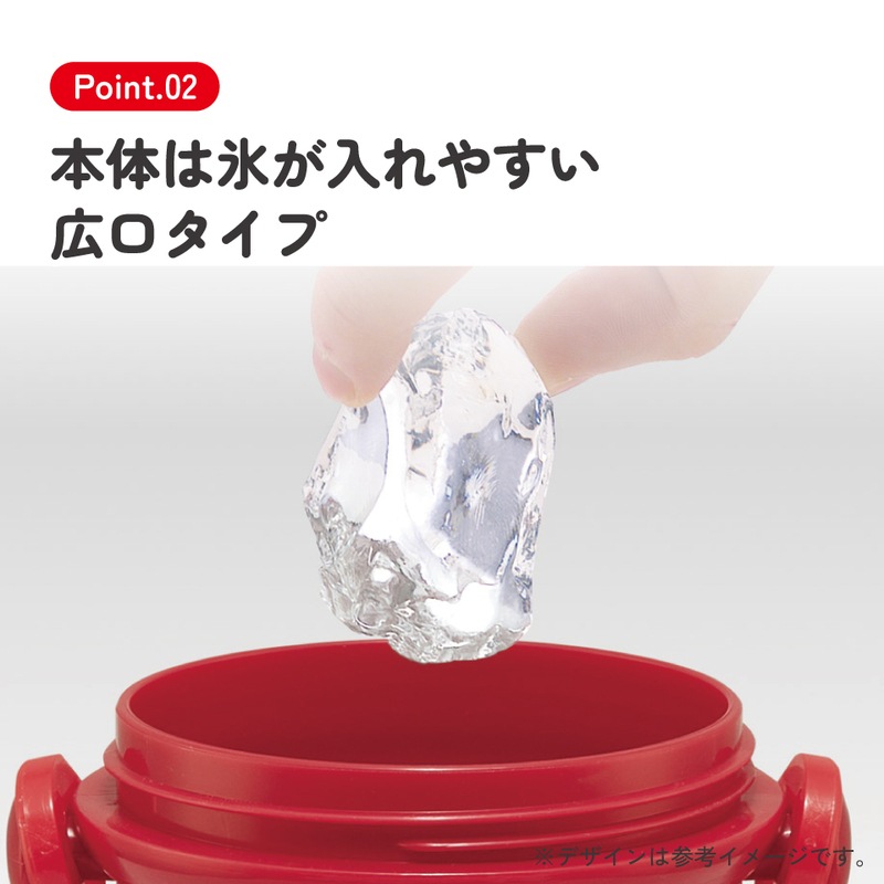 スケーター 水筒 直飲み 大容量 480ml ワンタッチ プラスチック 食洗機