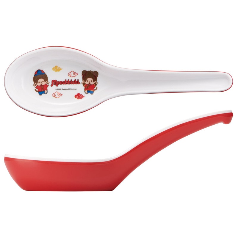 50本　メラミンチャイナレンゲ　ME-1　白　レンゲ　⑵ メラミン製 レンゲ れんげ スプーン 中華 おうち ご飯 食器 かわいい