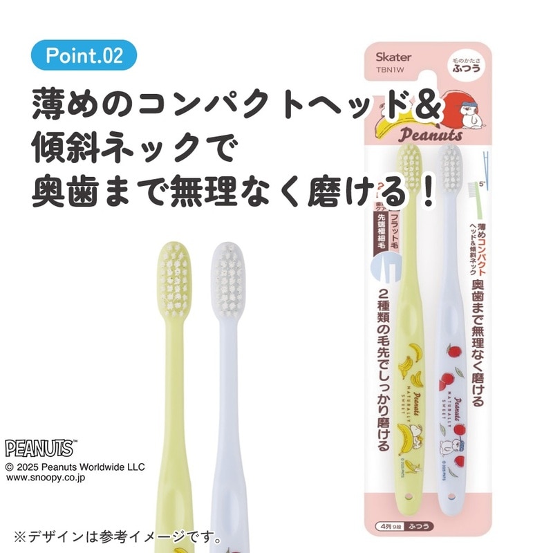 メール便対象品】 スケーター 歯ブラシ 2本 セット ふつう 衛生 用品