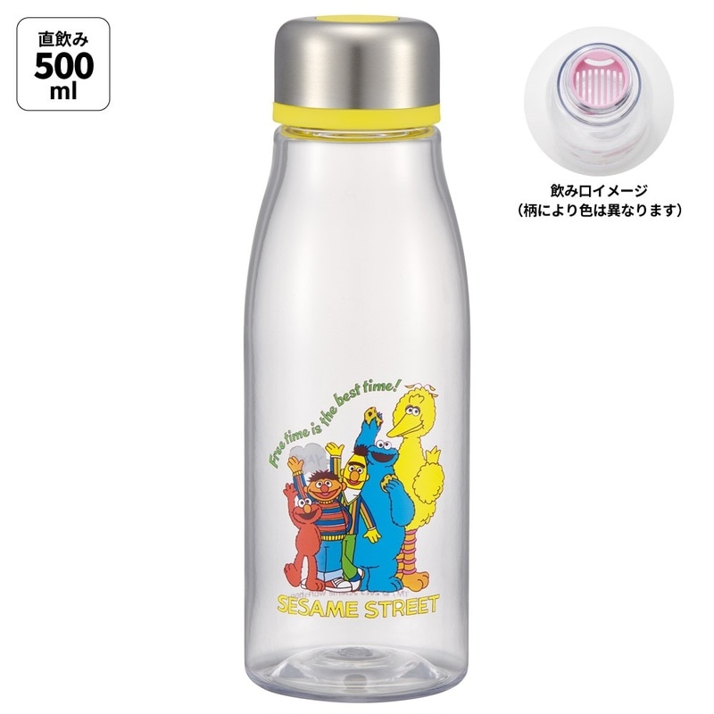 スケーター 水筒 500ml ミニ サイズ プラスチック 大人 直飲み 軽量