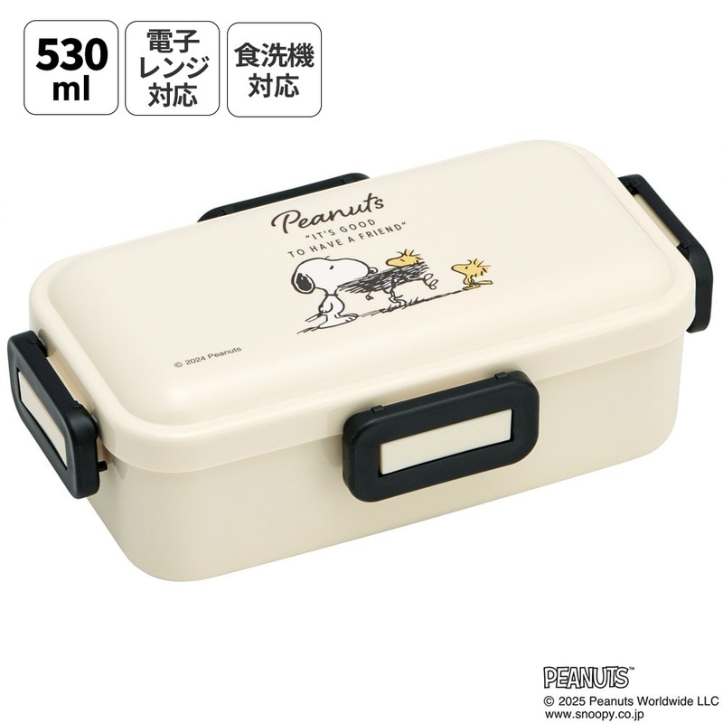スケーター 弁当箱 530ml 大人 一段 仕切り 食洗機 レンジ 対応 日本製