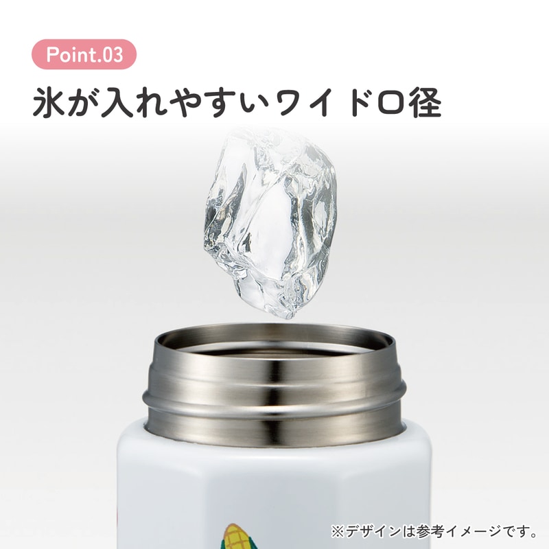 スケーター 八角形 ステンレス マグボトル 水筒 350ml 保冷 保温 直