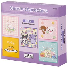 新品未開封★サンリオ★ブラック系★可愛いお耳付き巾着★8種類コンプリート lafarysweetmonochrome3-b8-