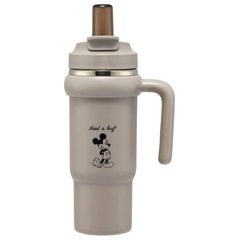 スケーター ハンドル付 タンブラー 830ml ストロー ステンレス ボトル