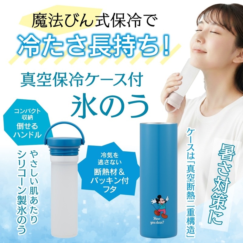 スケーター 氷のう 真空保冷ケース付き氷のう 保冷 ケース 持ち運び 暑