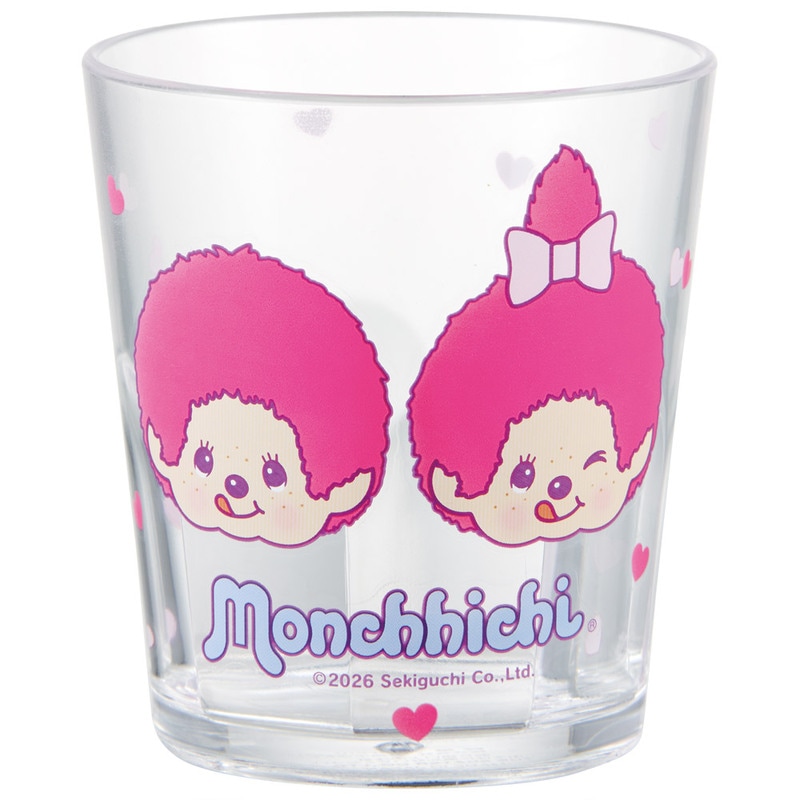 ゴッコ堂クソルナ・ミュータント（クリアピンク） スケーター アクリル コップ 割れにくい 280ml プラスチック 子供