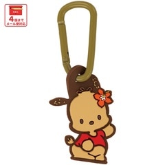 スケーター マスコット 付き カラビナ キーホルダー かわいい 目印