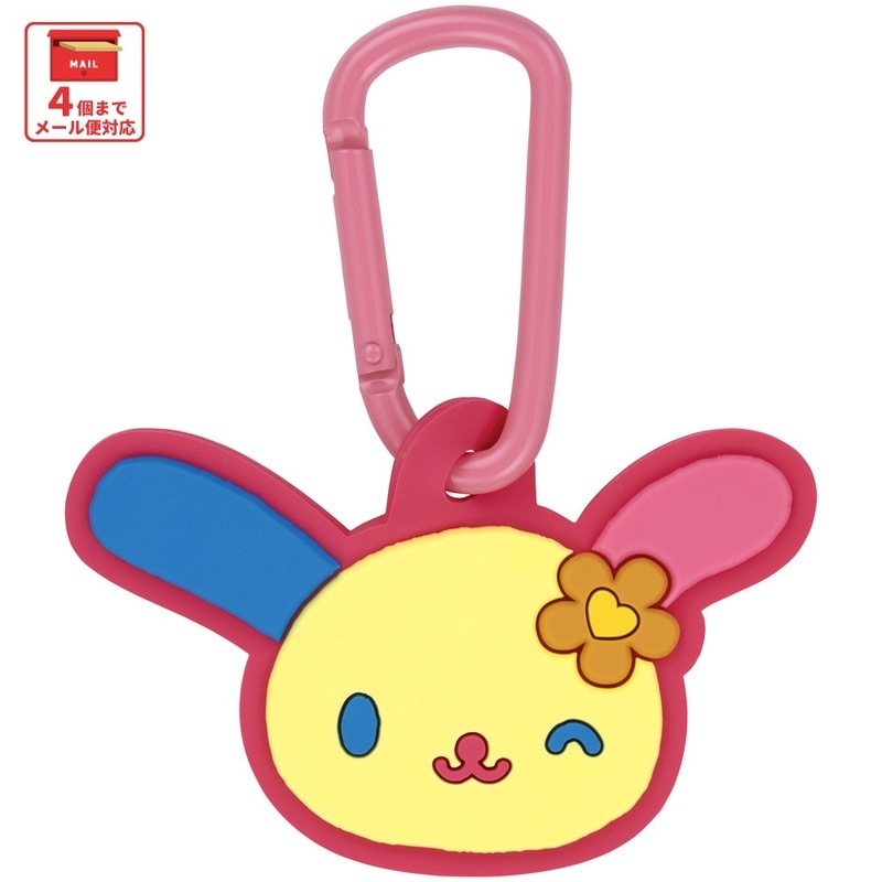 スケーター マスコット 付き カラビナ キーホルダー かわいい 目印