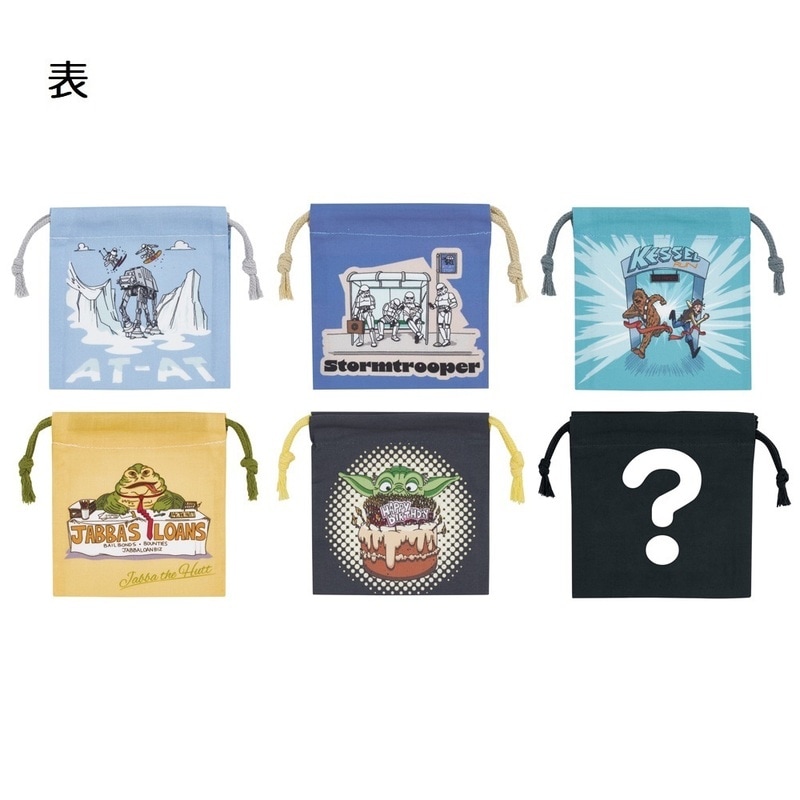 スケーター キャラクター ミステリーボックス巾着 S 全6種類 レア