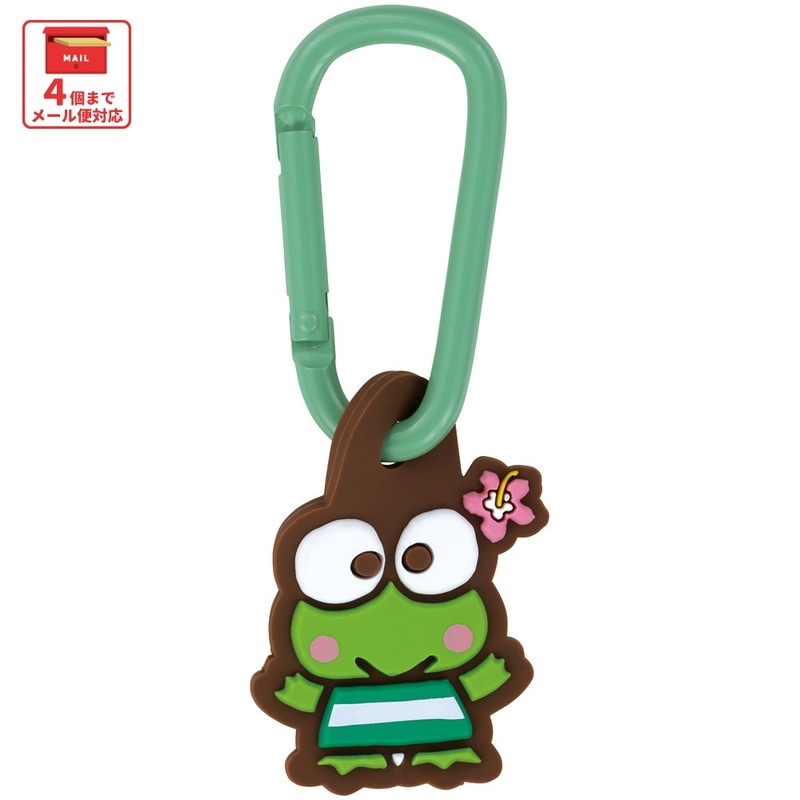 スケーター マスコット 付き カラビナ キーホルダー かわいい 目印